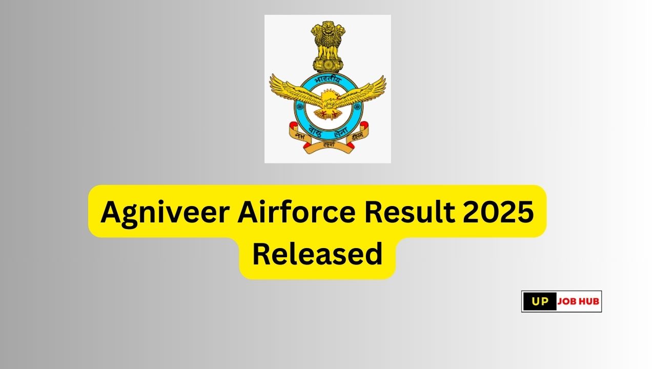 Agniveer Airforce Result 2025 Released Know How to Check